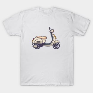 Vespa Scooter white matic T-Shirt